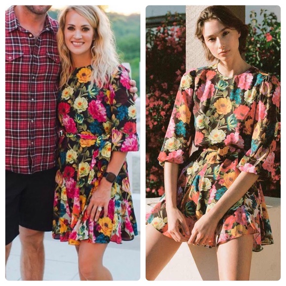 Alice Olivia Mina Puff Sleeve 